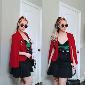 Red vest szM (not included brooch)